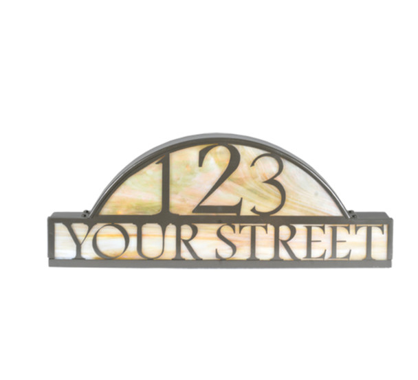 Meyda 24.5"w Personalized Street Address Sign - 18598