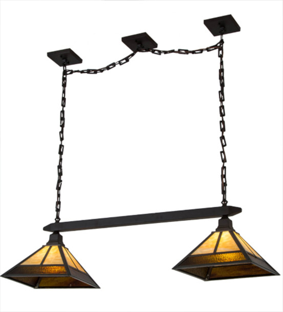 Meyda 46"l "t" Mission 2 Lt Island Pendant - 186378