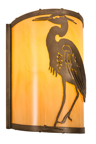 Meyda 8"w Heron Wall Sconce - 188606