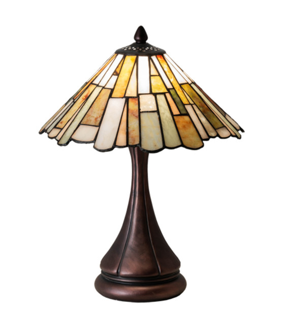 Meyda 17"h Delta Jadestone Accent Lamp - 18868