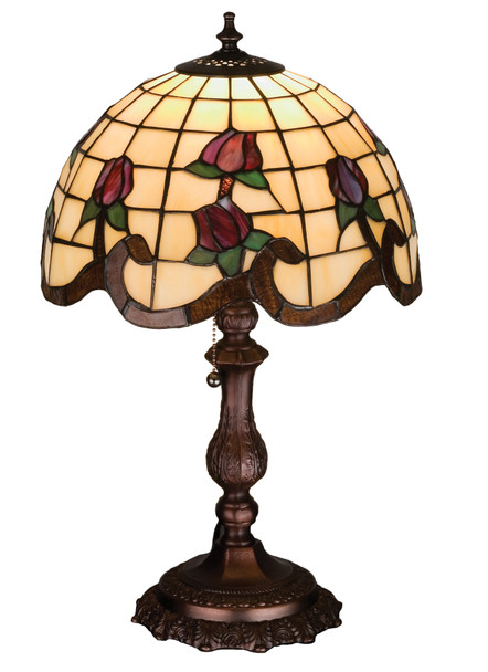 Meyda 20"h Roseborder Accent Lamp - 19139