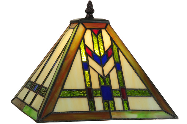 Meyda 10"sq Prairie Wheat Shade - 19426