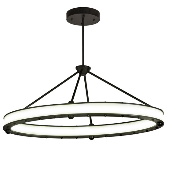 Meyda 42"l Anillo Gemini Oblong Pendant - 194571