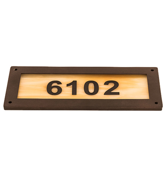 Meyda 9.5" Wide Personalized Number Plate - 195165