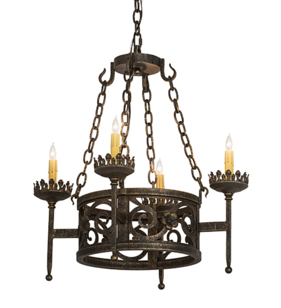Meyda 24"w Majella 4 Lt Chandelier - 195785