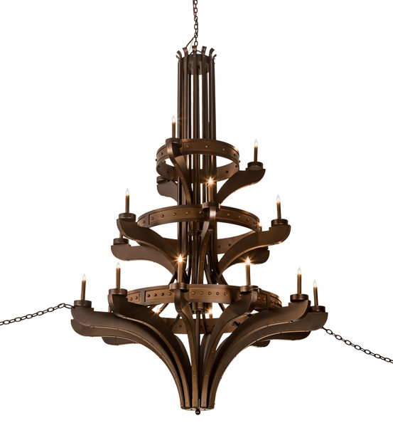 Meyda 61" Wide Castilla 21 Light Three Tier Chandelier - 196460