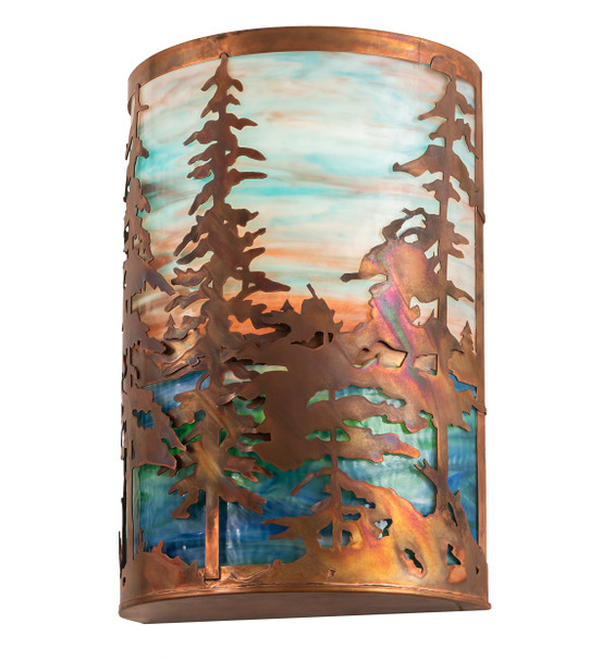 Meyda 12" Wide Tall Pines Wall Sconce - 19735