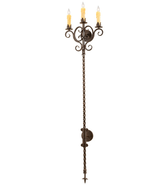 Meyda 16" Wide Palmira 3 Light Wall Sconce - 199186