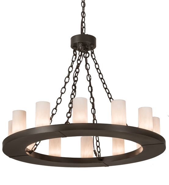 Meyda 36" Wide Loxley 12 Light Chandelier - 200142