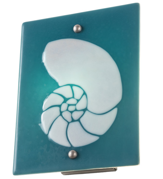 Meyda 9" Wide Metro Fusion Nautilus Wall Sconce - 210569