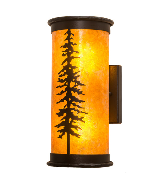 Meyda 6" Wide Tall Pine Wall Sconce - 213430