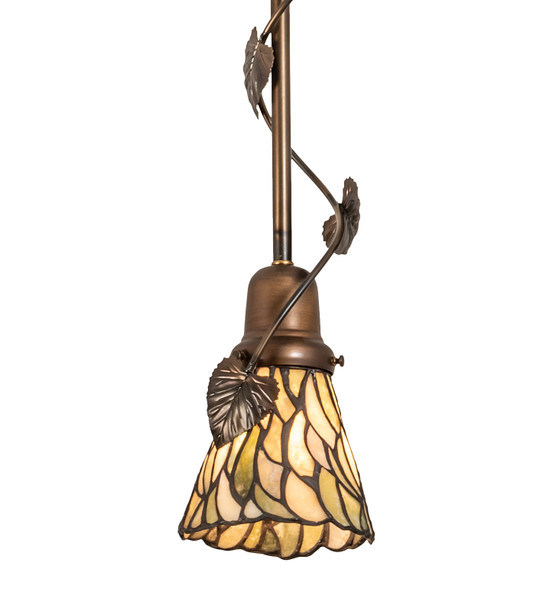 Meyda 5" Wide Espe Willow Jadestone Pendant - 215923