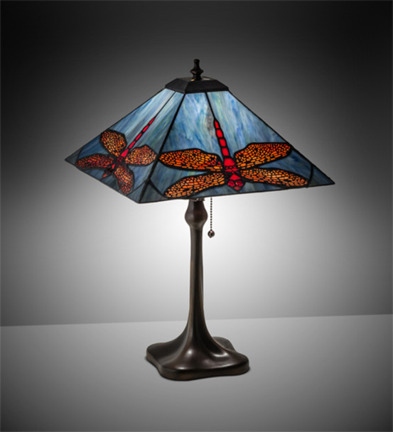 Meyda 20" High Prairie Dragonfly Table Lamp - 219890