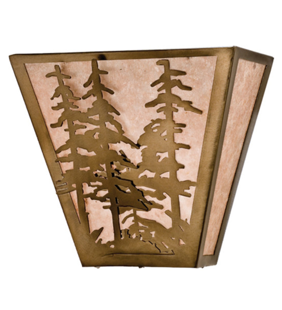 Meyda 13"w Tall Pines Wall Sconce - 23937