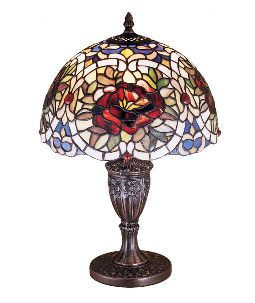 Meyda 18"h Renaissance Rose Accent Lamp.605 - 26675