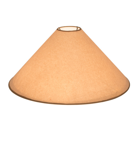 Meyda 21"w X 10"h Simple Tan Paper Shade - 26963