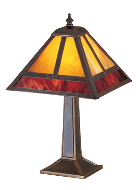Meyda 16" High "t" Mission Accent Lamp - 27123