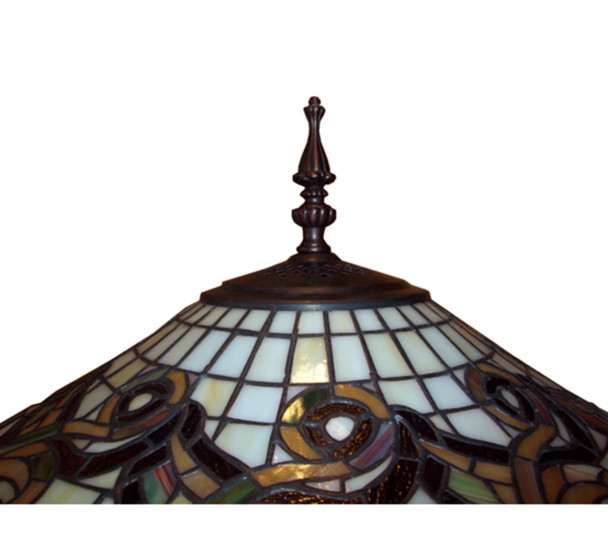 Meyda 63"h Tiffany Edwardian Floor Lamp - 29511