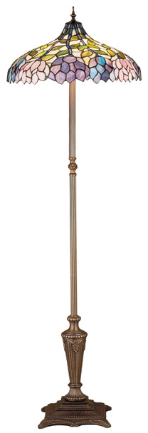 Meyda 64"h Wisteria Floor Lamp - 30451