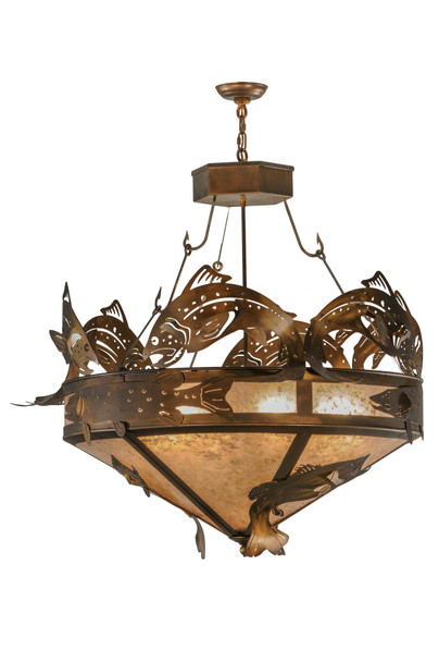 Meyda 45"w Catch Of The Day Inverted Pendant - 30766