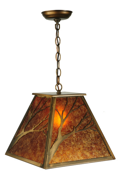 Meyda 13"sq Branches Pendant - 30941