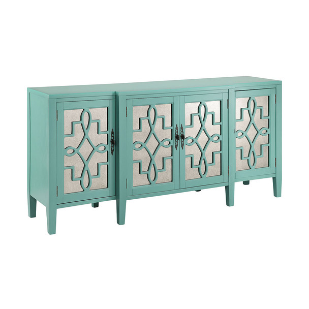 Stein World Lawrence Cabinet In Turquoise