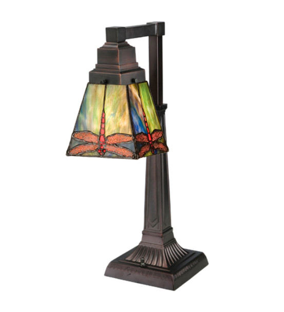 Meyda 19.5"h Prairie Dragonfly Desk Lamp - 48212