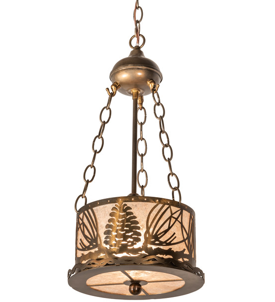 Meyda 10" Wide Mountain Pine Inverted Pendant - 48347