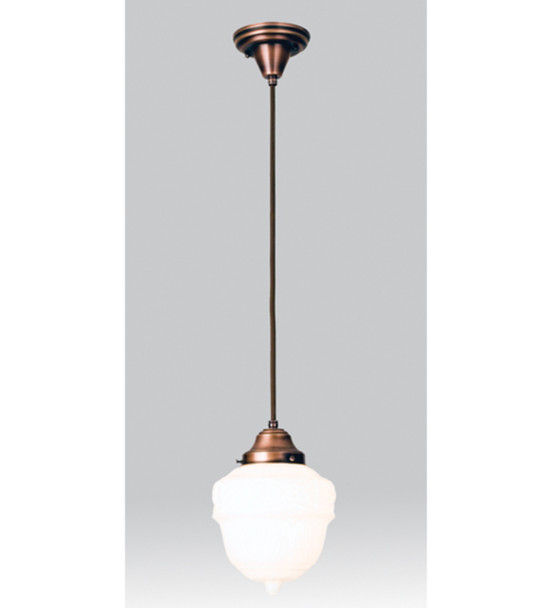 Meyda 7.5"w Revival Schoolhouse Rochelle Mini Pendant - 50645
