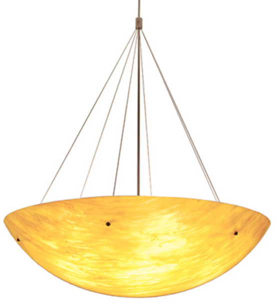 Meyda 60"w Cypola Inverted Pendant - 50716