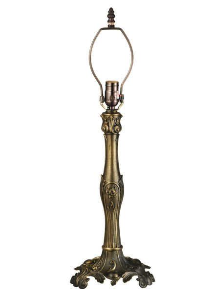 Meyda 17"h Victorian Rosette Table Base - 52456