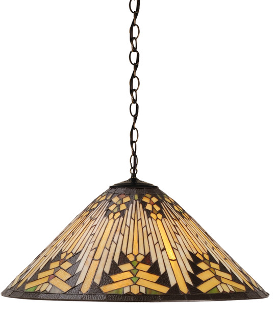 Meyda 22"w Nuevo Mission Pendant - 66227