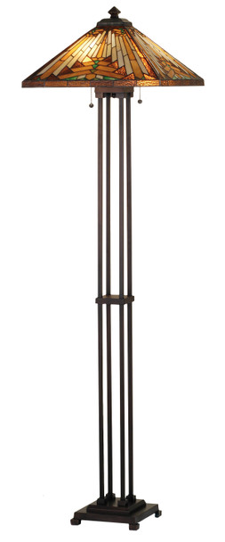 Meyda 63"h Nuevo Mission Floor Lamp - 66228