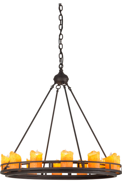 Meyda 32"w Barbury 12 Lt Chandelier - 68217