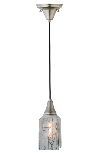 Meyda 4"sq Metro Fusion Licorice Draped Mini Pendant - 71095