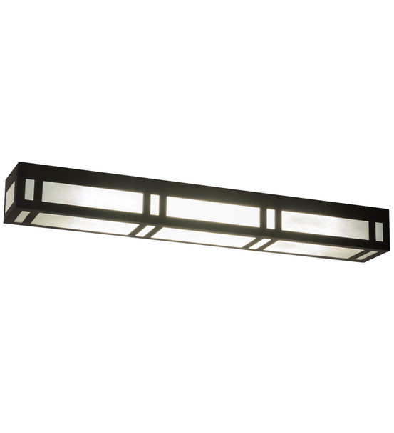 Meyda 48"l Hyde Park Double Bar Mission Flushmount - 81598