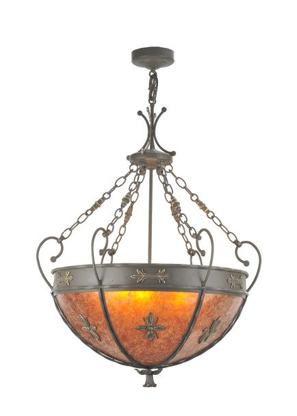 Meyda 26"w Old London Inverted Pendant - 81896