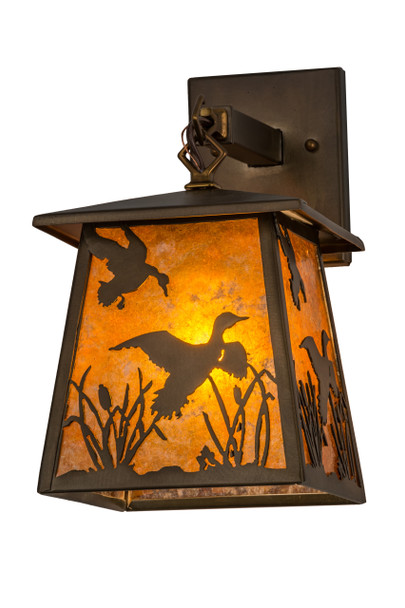 Meyda 7.5"w Ducks In Flight Hanging Wall Sconce - 82652