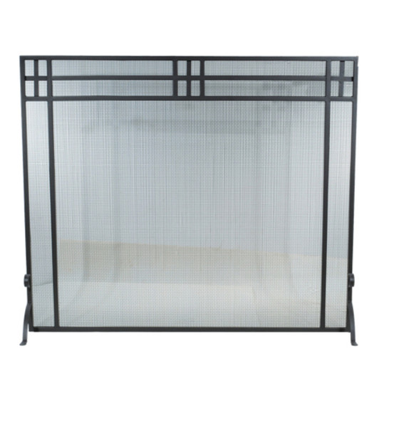 Meyda 53"w X 45"h Prairie Fireplace Screen - 98233