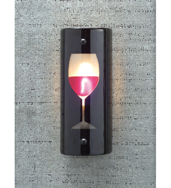 Meyda 5"w Metro Fusion Vino Wall Sconce - 98354