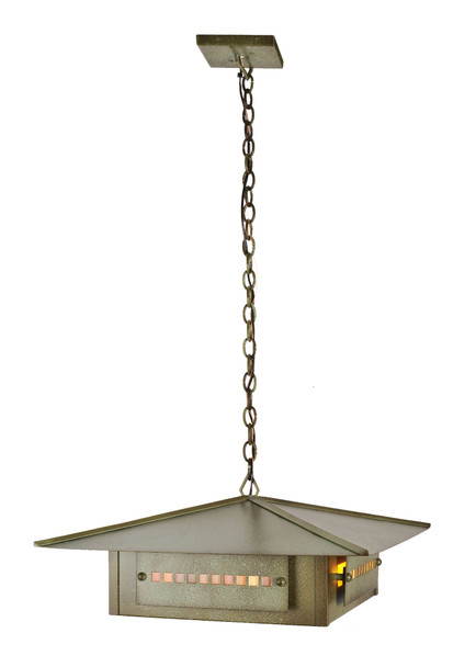 Meyda 24"sq Moss Creek Stepping Stone Pendant - 98995