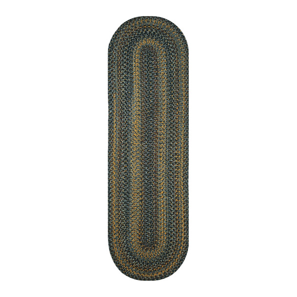 Homespice Decor Black Forest Black Braided Area Rugs