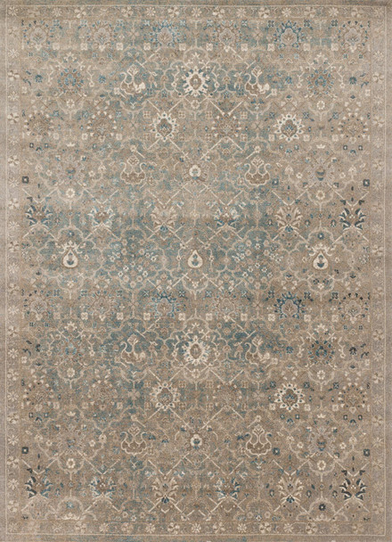 Loloi Century Cq-03 Bluestone Power Loomed Area Rugs