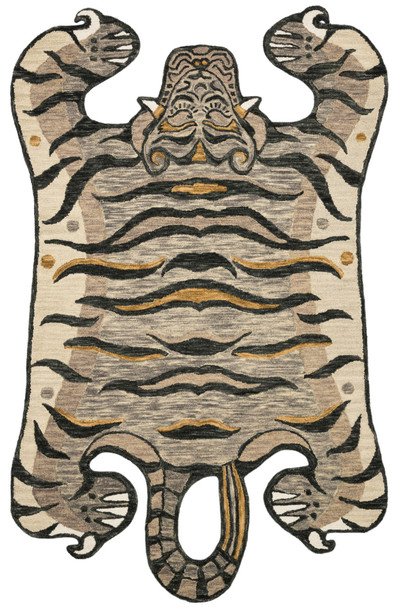 Loloi Feroz-loloi X Justina Blakeney Collection Fer-01 Silver Hooked Area Rugs