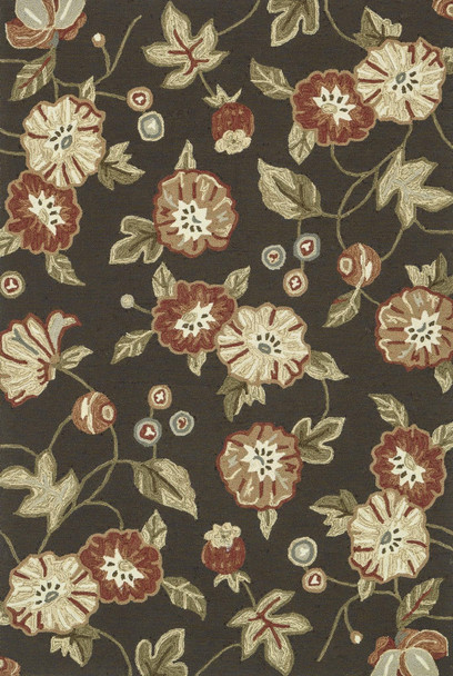 Loloi Francesca Hooked Fc-04 Coffee 7'-6" X 9'-6" Rectangle
