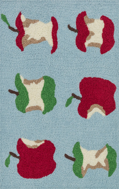 Loloi Angelou Han23 Red / Green Hooked Area Rugs