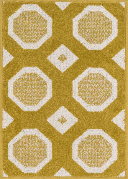 Loloi Terrace Htc07 Citron / Ivory Power Loomed Area Rugs