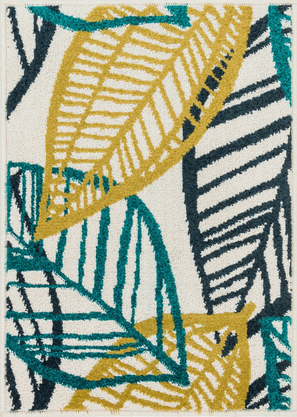 Loloi Terrace Htc17 Ivory / Tropical Power Loomed Area Rugs