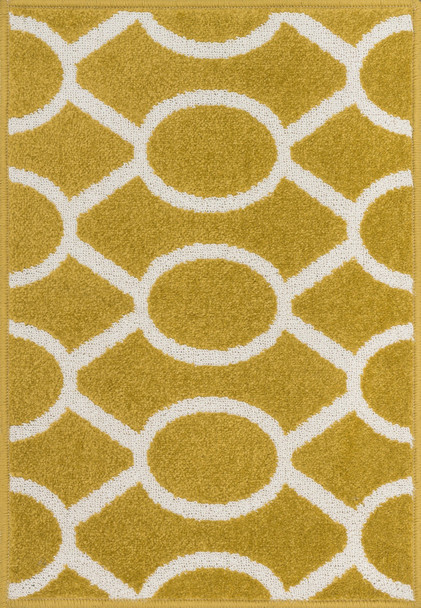 Loloi Terrace Htc20 Citron / Ivory Power Loomed Area Rugs