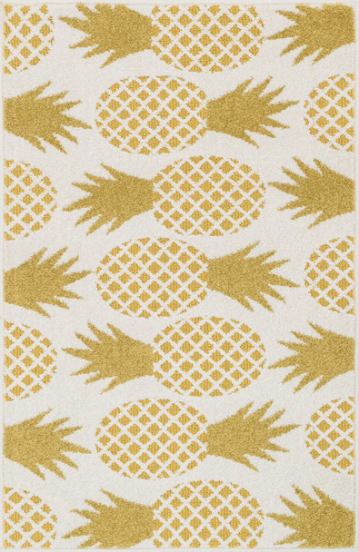 Loloi Tilley Hti06 Ivory / Green Hand Woven Area Rugs
